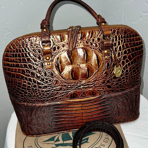 Vintage Brahmin Satchel - Picture 1 of 3